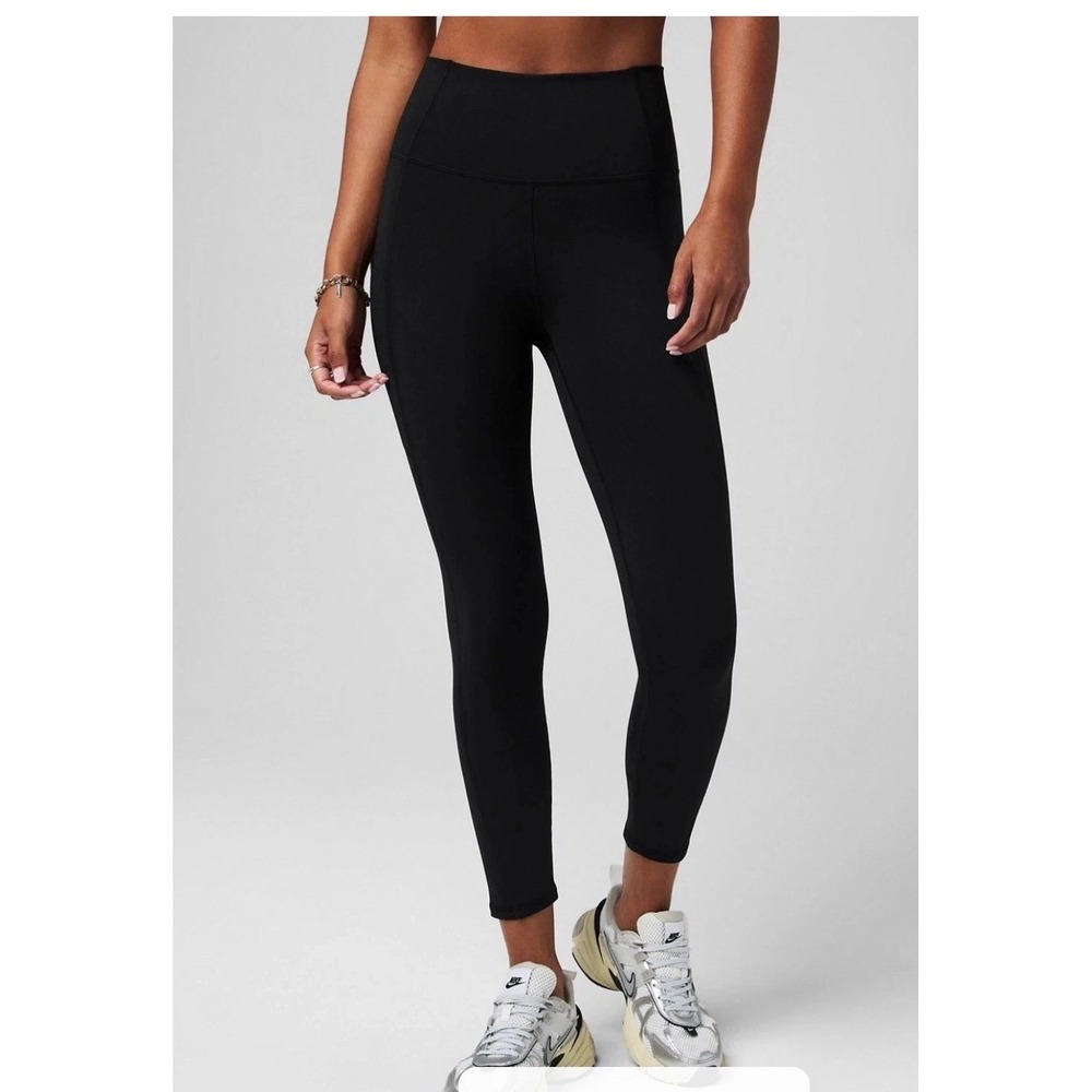 Fabletics Oasis Pureluxe Legging With Pockets Black 1909960 Womens Large New